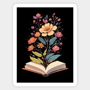 Nature growing from book Sticker